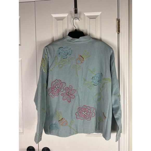 NWT Indigo Moon Womens Denim Jacket Size 1x - Picture 3 of 3